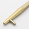 Gliderite Hardware 5-1/16 in. Center to Center Faceted Bar Pull Satin Gold 4789-128-SG-1 - alternate 3